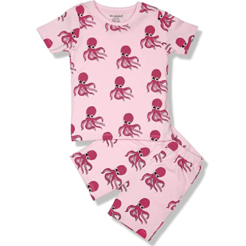 Image of Be Awara Kids Printed Half Sleeves T-shirt & Shorts Clothing Sets, 100% Cotton Soft Unisex Cord Set, Comfortable Wear for Kids With Cool Prints, Everyday Casual Wear for Boys & Girls