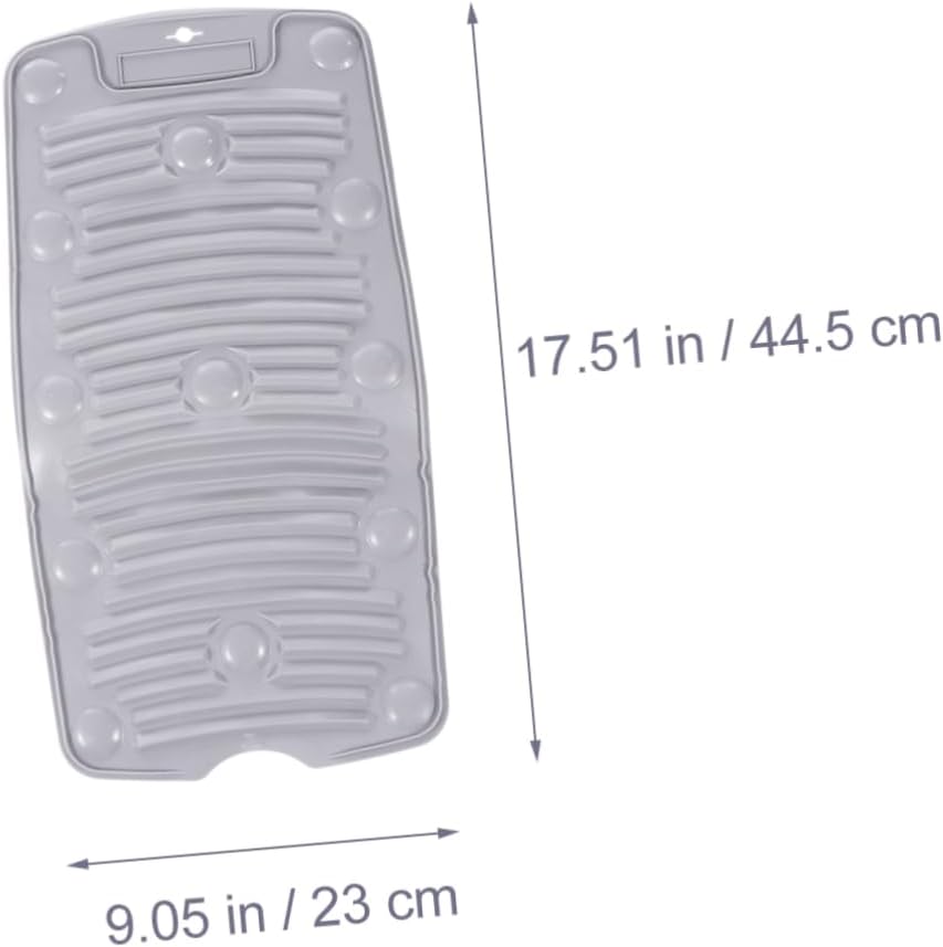 TIDTALEO 2PCS Silicone Washboard Set Lightweight and Flexible Laundry Board for Safe Washing Slip Design for Home Use and Hand Washing Clothes image 2