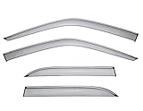 WellVisors Window Visors Wind Deflectors Compatible with Lexus 1995-2000 LS400 with Chrome Trim Rain Guards 3-847LX014