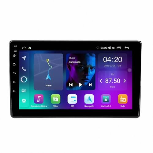 Carplay para Audi A4 B6 B7 y RS4, autoradio portátil con pantalla táctil y GPS 1G+32G