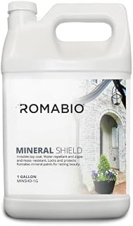 Romabio Mineral Shield, Invisible Protective Coating for Porous Surfaces (1 Gallon)