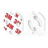 [20 UNIDADES] Protector de Enchufes de Seguridad para bebés - Protector enchufes para Niños y Bebés con Mecanismo de Giro - Adhesivo Fuerte - Cubre Enchufes Europeo (UE)- Protector Fácil de Pegar