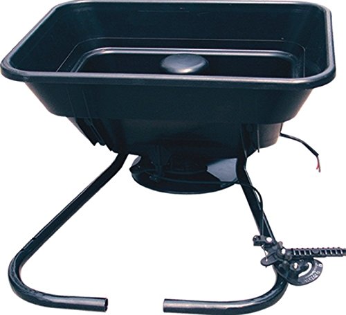 Field Tuff 12V 80 Pound Capacity Broadcast Seed & Fertilizer Spreader with Back or Front Mounting and Rain Protector for ATV, UTV, or Utility Tractor - Thumbnail 2