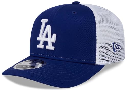 New Era Los Angeles Dodgers Trucker 9Seventy Snapback Adjustable Hat Blue miniatura 1