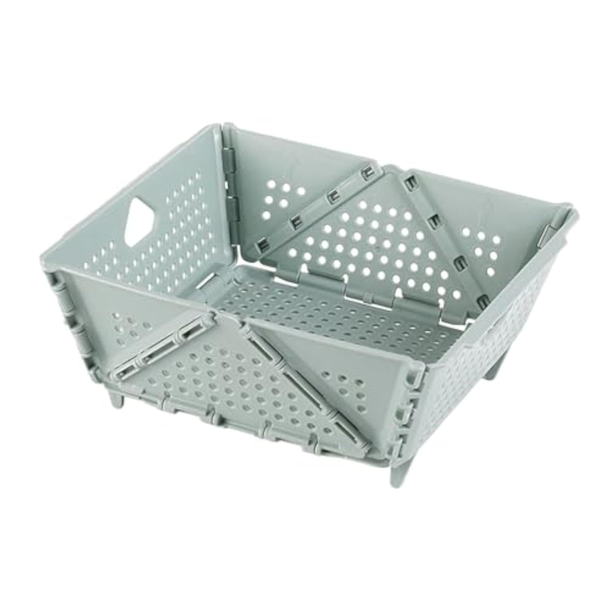 Folding Basket for Fruits & Vegetables, 23x20cm, Green