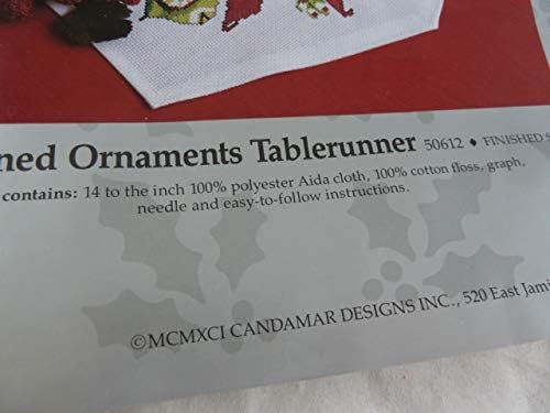 Something Special Christmas Old Fashioned Ornaments Table Runner Counted Cross Stitch Kit