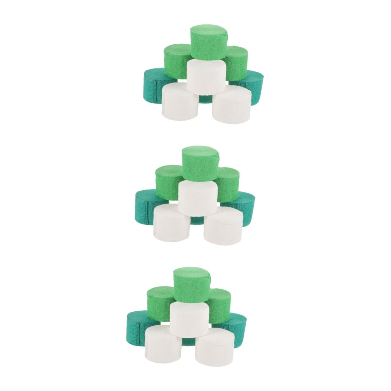 PRETYZOOM 27 Rollos flor de tirón de papel crepé delicado papel crepe serpentinas de crepé de colores decoración fiesta Decoración de fiesta suministro de fiesta conveniente papel crepé
