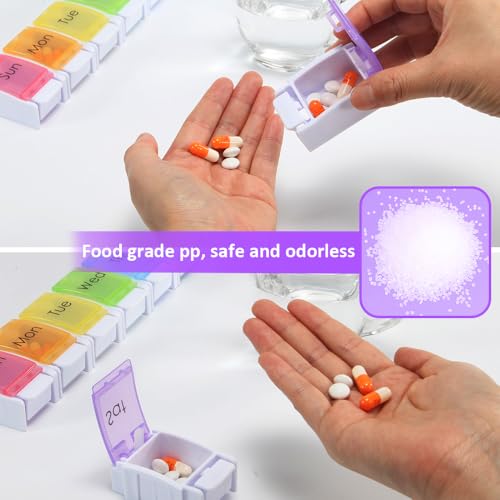 7-Day Pill Organizer with Removable Cases & Discount Code - Image 6
