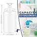 Maxdot 5.3 Gallons Plastic Dispenser Carboy with Spigot Leak-Proof, Durable Hdpe, Plastic 20l Reusable Liquid Storage Solution for Lab, Pharmaceutical, and Industrial Use