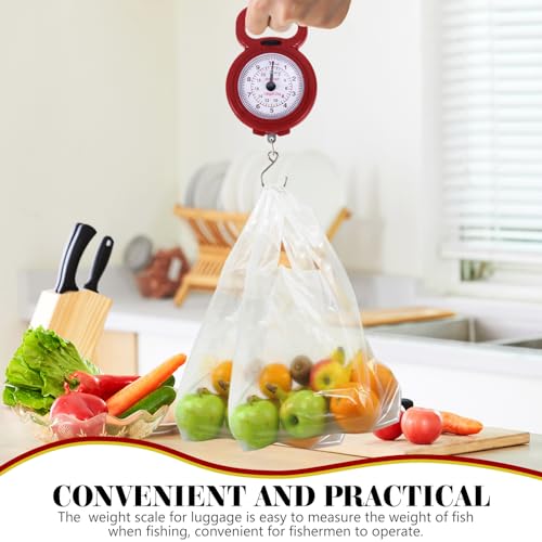 PACKOVE 10 kg Hängewaage, tragbar, hohe Präzision, für Küche und Gepäck, kompakte und praktische Gewichtswaage