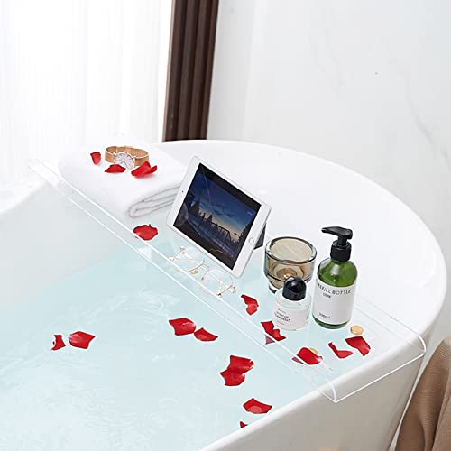Support de baignoire rétractable et stable pour poser un livre - 2