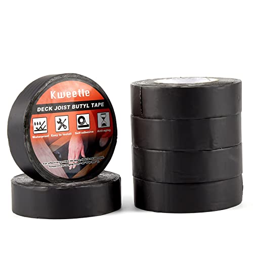 Kweetle Joist Tape for Decking 2" x 50' (6 pack) Butyl Tape