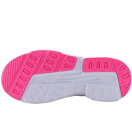 Vivay Kids Sneakers Lightweight Breathable Girls Tennis Shoes Athletic Running Shoes Sneakers for Little Kid(2-Pink,Size 13 Little Kid)