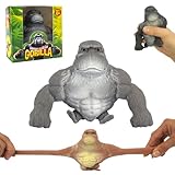 Stretchy Gorilla Toy - Stress Relief Toys for Children and Adults, Stretchy Monkey Toy, Decompress and Squish, Colour Sent at Random in Display Box
