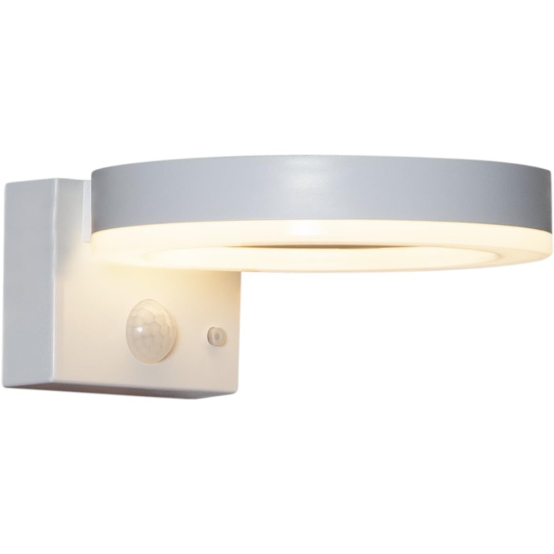Star Applique murale solaire Vidi - Blanc - Environ 16 x 7 cm
