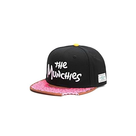 Cayler & Sons Snapback Munchies Classic Black pink Donut, Size:ONE Size