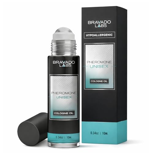 Bravado Labs Pheromones Perfumes for Women - Unisex Cologne with Enhanced Scents - Roll On Perfume Oil for Confidence and Appeal - 10ml