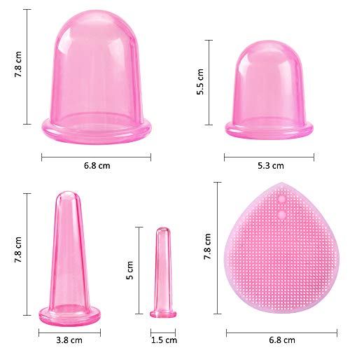 Siliconen cupping, anti cellulitis cups remover massager met body cupping, face cupping, eye cupping… - Image 3