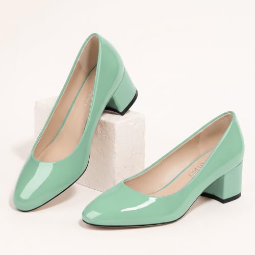 Image of SKYSTERRY Women's Low Heel Dress Pumps Shoes 2 Inch
