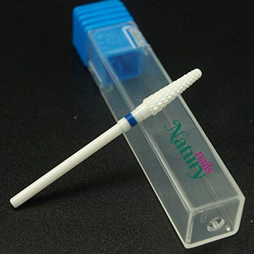 Natury Nails Ceramic Drill Bit for Nail Drill Bits Manicure Pedicure Nail Polish Acrylic Gel Nail File Blue Medium Grit - Image 2