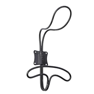 Treasuregurusantiquestylemetalwirewallmountcoatrackhathook  Urban Country Home Decor Treasure gurus antique style metal wire wall mount coat rack hat hook  urban country home decor