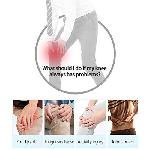 Bticx Self-Heating Knee Braces, Wormwood Self-Heating Knee Braces Warm Knee Pads Sleeves Knee Brace Support For Knee Injury & Muscle Pain Relief Men And Women #TOP7