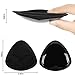 SERMICLE Self-Adhesive Bra Pads inserts, Removeable Silicone Triangle Push Up Pads (Beige, One fit all)