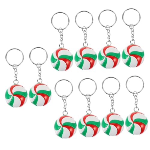 Porte clés volley ball décoratif lot de 10 pendentifs portables cadeau club