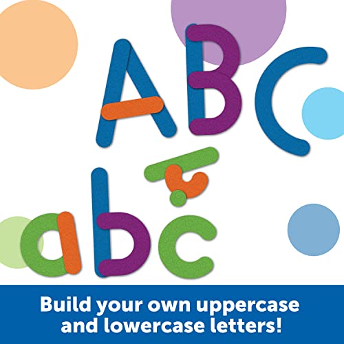 Learning Resources Giant Magnetic Letter Construction - Alphabet Magnets, Letter Building and Recognition, Learn to Read Activities, Montessori Spelling, Fine Motor Games, Classroom Must Haves by Learning Resources - Image 2