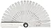 Fowler 52-485-006-0, Inch Tapered Thickness Gages 26 Leaf Set