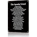 HUIMIS Vintage Metal Sign The Apostles Creed-Funny Wall Art Tin Signs Poster For Home Room Bedroom Man Cave Office Decor 8x12inch