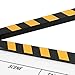 Tomotato Movie Directors Clapboard Acrylic Film Clapboard Cut Action Scene Clappers Board for Movie Photography Studio Video(1#)
