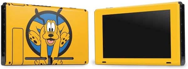 Skinit Decal Gaming Skin Compatible with Nintendo Switch Bundle - Officially Licensed Disney Friends Pluto Design
