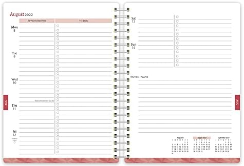 Vintage Funk | 2023 6 x 7.75 Inch 18 Months Weekly Desk Planner | Foil Stamped Cover | July 2022 - December 2023 | Plato | Planning Stationery