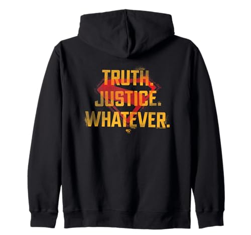 Supergirl 2026 Truth, Justice, Whatever Large Zip Hoodie