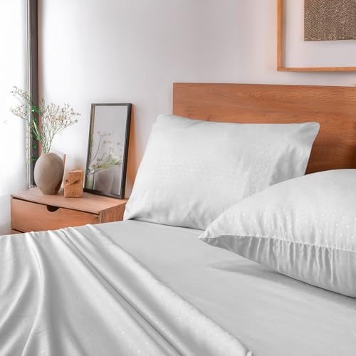 La mejor comparación de Sabanas de algodon baratas mexico al mejor precio. 46 ONSTORE.MXAE - Onstore Juego de sábanas 2500 Hilos Egipcio Premium Tacto Suave (Matrimonial, Blanco)
