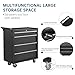 Loumernhant 4-Drawer Rolling Tool Cart, Heavy Duty Steel Garage Tool Box with Locking Mechanism and Wheels, Multifunctional Utility Tool Storage Chest Organizer for Warehouse, Repair Shop