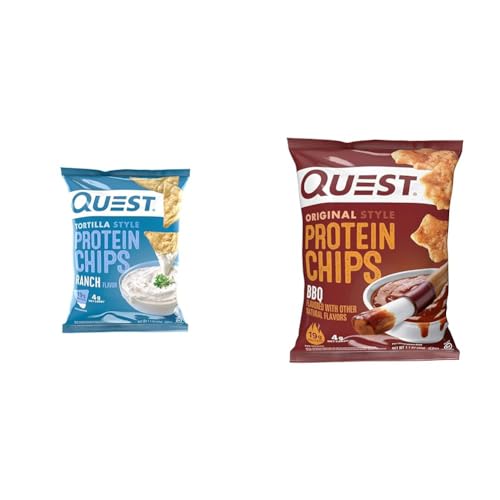 Quest Nutrition Tortilla Style Protein Chips, Ranch, Baked, 19g Protein,