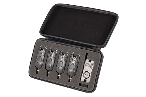 Indicateur de touche STB coffret de 4 détecteurs et récepteur carpe