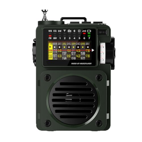 Radio -700 FM MW SW con reproductor multimedia Bluetooth de alta fidelidad portatil