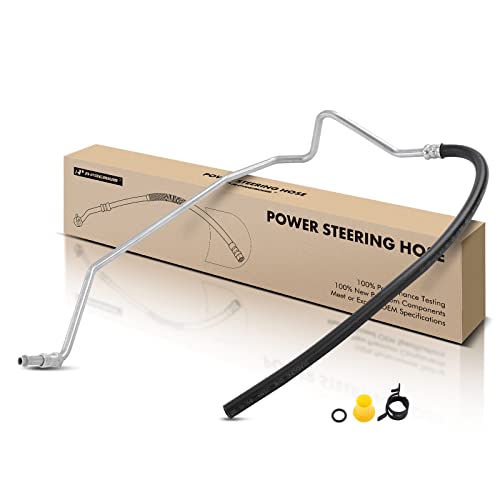 Image of A-Premium Power Steering Hose Return Hose Line Assembly Compatible with Volvo XC70 S60 V70 2004 2.3L 2.5L Gear/Rack Pinion To Reservoir