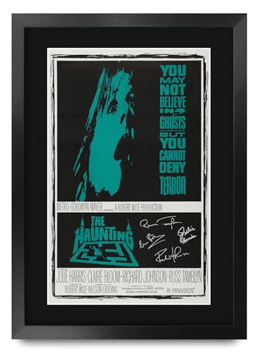HWC Trading FR A3 The Haunting (1963) Gifts Printed Poster Signed Autograph Picture for Movie Memorabilia Fans - A3 Framed
