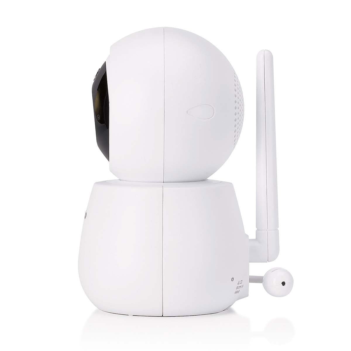 Alecto DVM2060 - Babyphone Dual Mode con fotocamera e app - Display a colori da 5" - Full HD (1080p) - Fotocamera controllabile a distanza con zoom digitale fino a 10x - Bianco