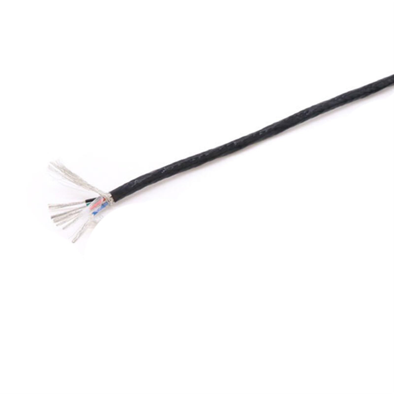 Produktbild von PTFE-isoliertes Kabel 0,5 Mm² & 0,75 Mm² – Hochreiner Verzinnte Kupferlitze, 1–6 Adern, Geschirmt, -60°C Bis +200°C, Für Industrielle & Außenanwendung