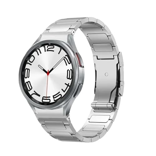 [�n�C�S�[] ���ԂȂ��`�^���X�g���b�v Galaxy Watch 6 Classic 47mm 43mm 40 44mm 5Pro 45mm�o���h 4 Classic 42 46mm�ƌ݊�������(Silver,Watch 4Classic 42 46)