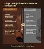 Vangoa 4/4 pełnowymiarowy zestaw skrzypiec akustycznych dla dorosłych początkujących uczniów z futerałem na skrzypce, smyczkiem, kalafonią, oparciem na ramię, tunerem, strunami, instrukcją