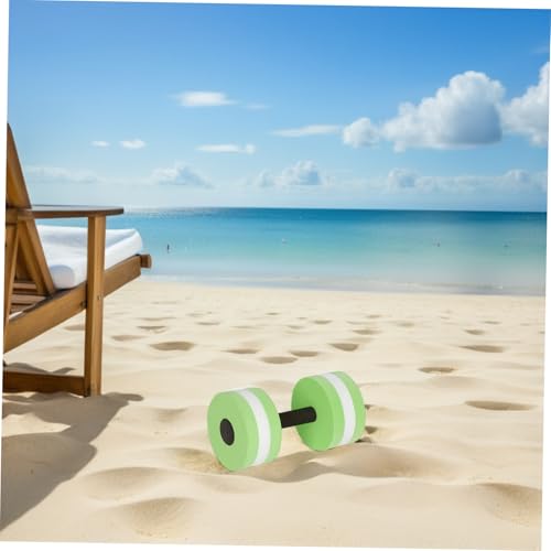 Pesas de agua verdes Eva para aeróbicos en piscina 2Pcs miniatura 5