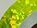 Paper Street Plastics Holographic Crystal Tape, with Self-Adhesive (1 inch x 50 ft, Fluorescent Yellow)
