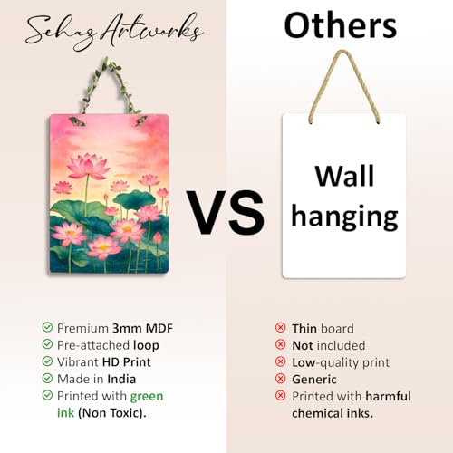 Image of Sehaz Artworks Home Decoration Items for Living Room | Wall Decor Items for Living Room | Wall Hanging Decoration | Pooja Room Decorations Items | Decorative Items for Living Rooms