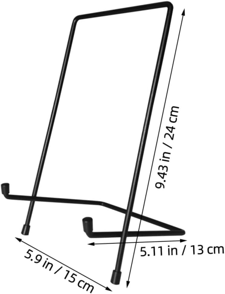 ABOOFAN Iron Display Stand for Picture Frame Strong Support Black